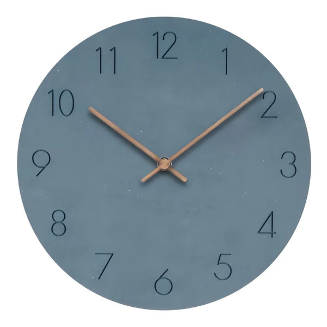 Nork Minimalist Wooden Wall Clock