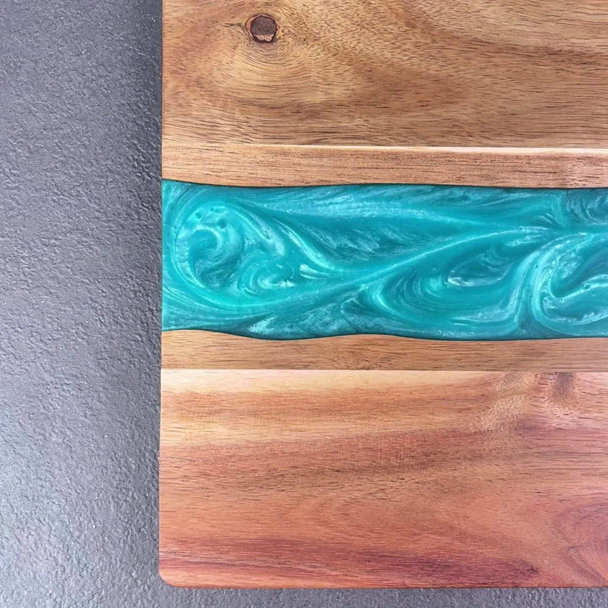 Resin River Acacia Charcuterie & Cutting Board