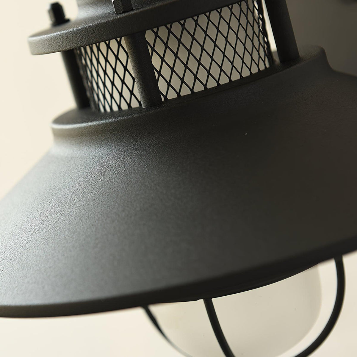 Felix Industrial Caged Outdoor Wall Lamp