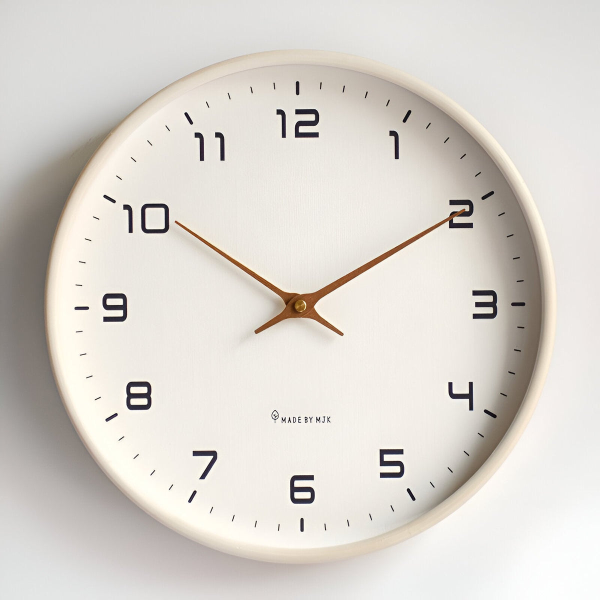 Nordic Minimalist Wood Frame Wall Clock
