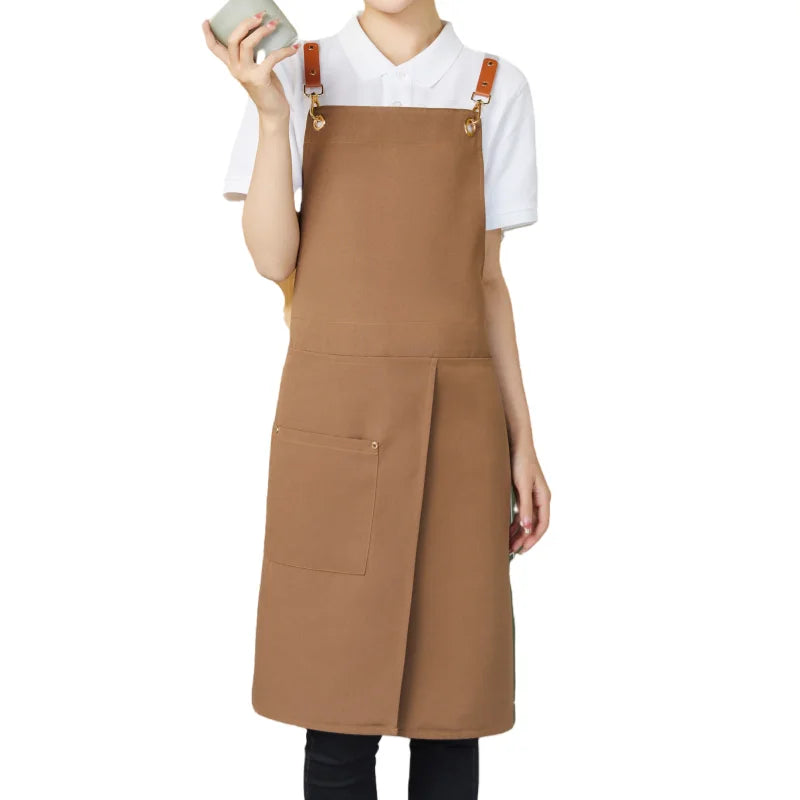 WorkEase Waterproof Canvas Split Skirt Apron