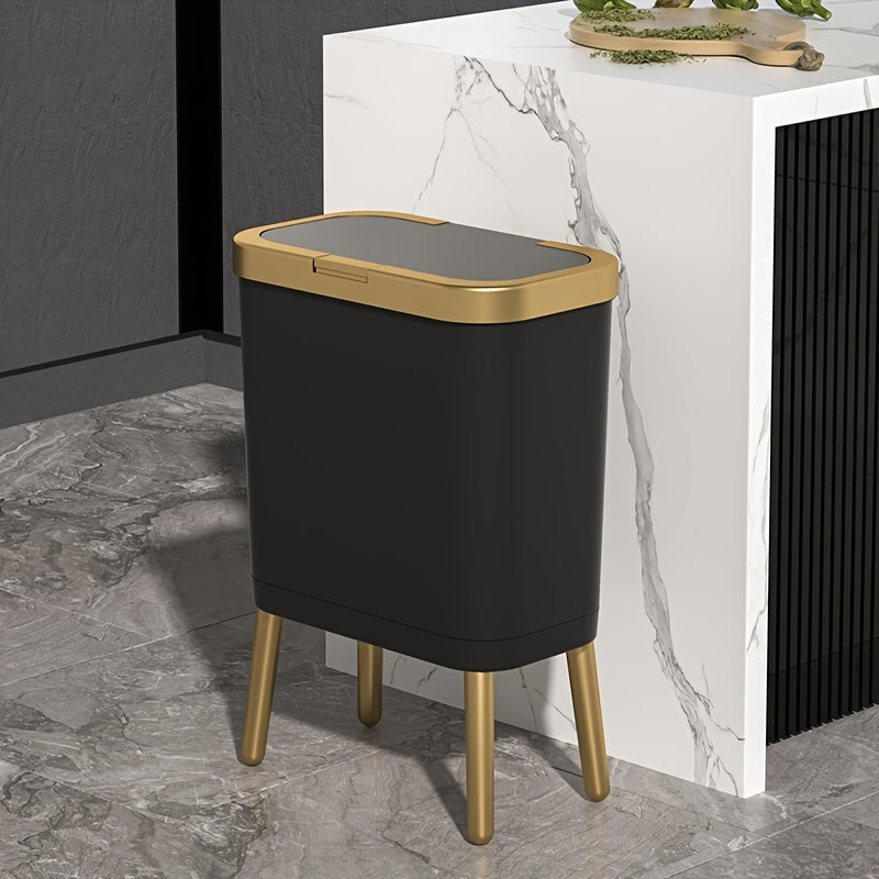 15L Odour-Sealing Bin with Elevated Legs