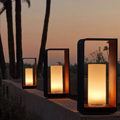 Modern Square Solar LED Outdoor Light