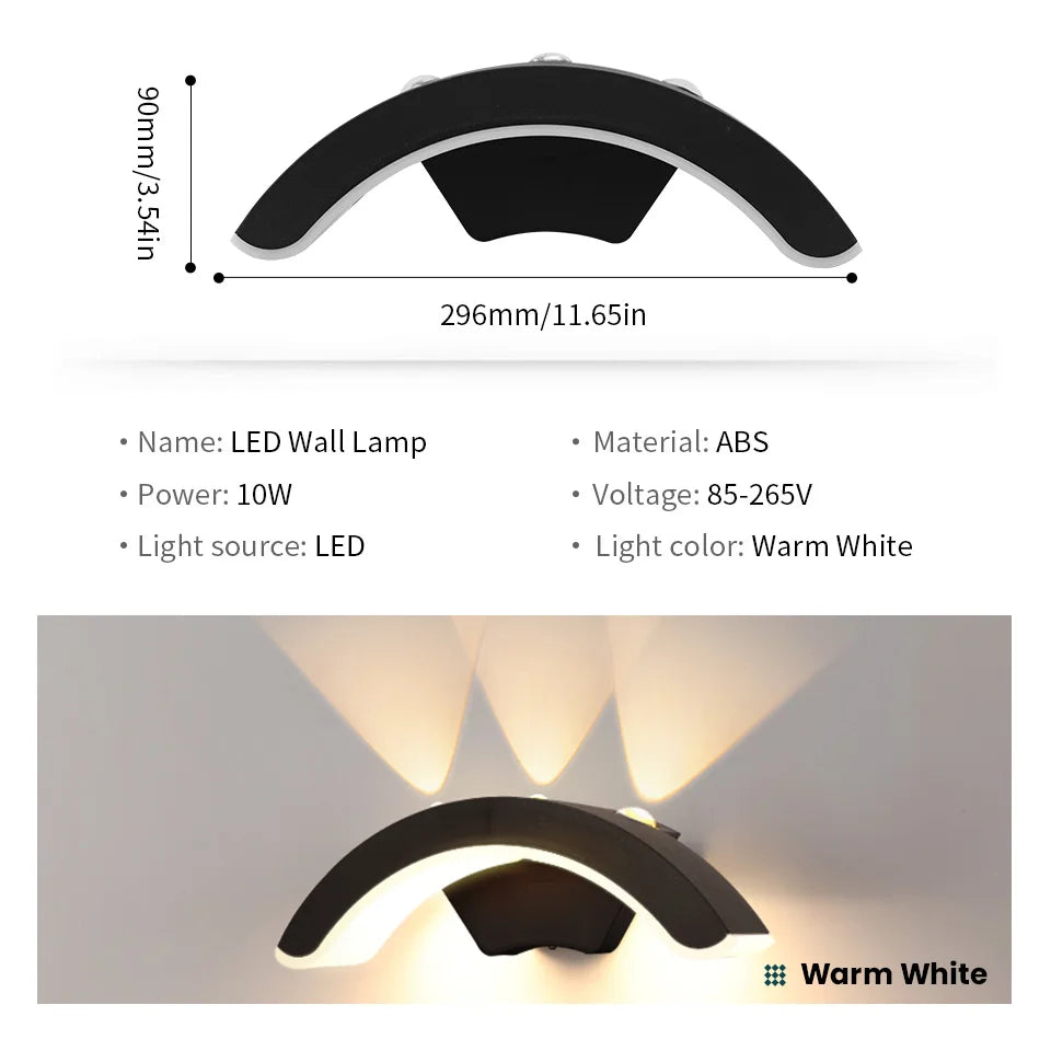 StormLite Waterproof Black Outdoor Wall Lantern