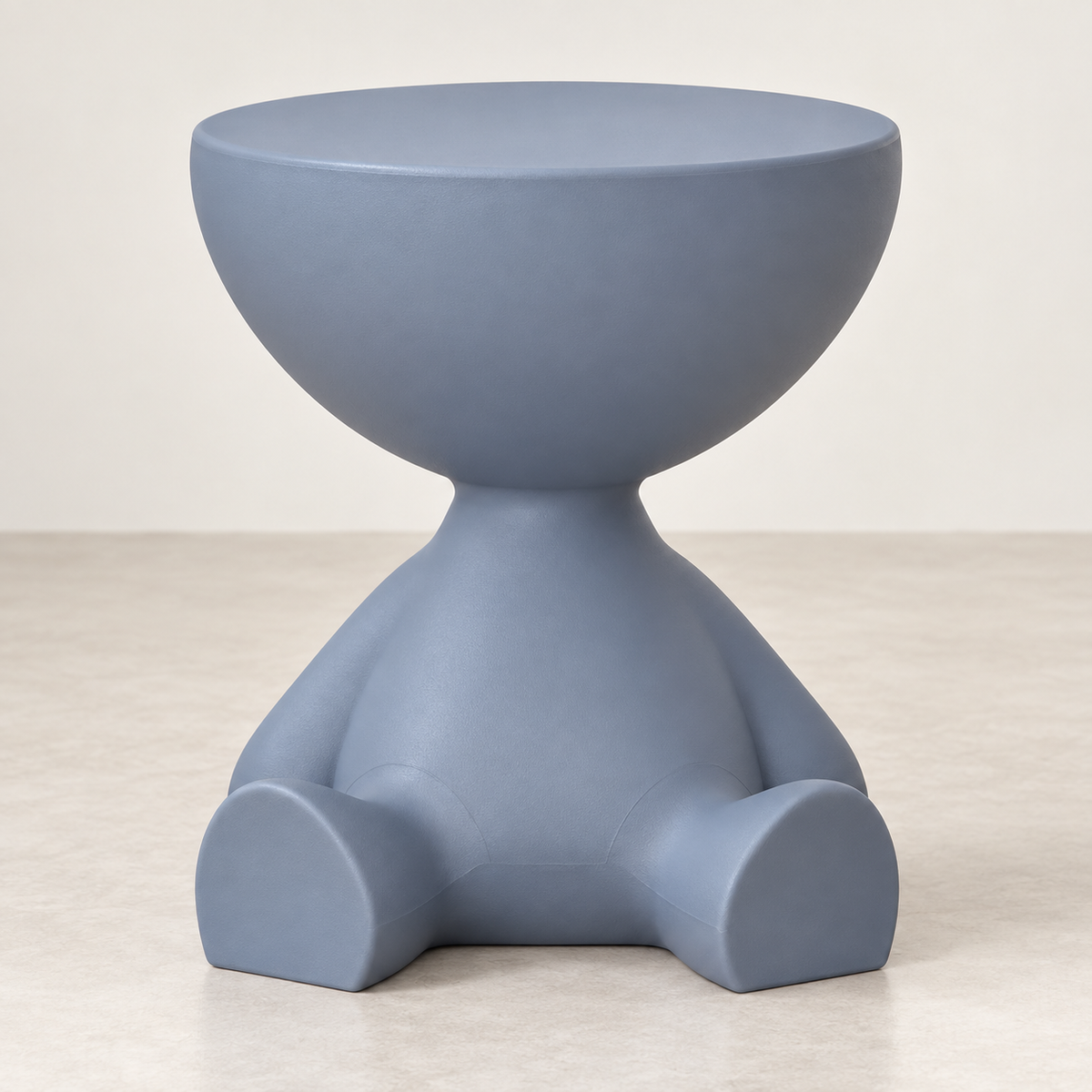 Cartoon Bear Side Table with Hidden Storage
