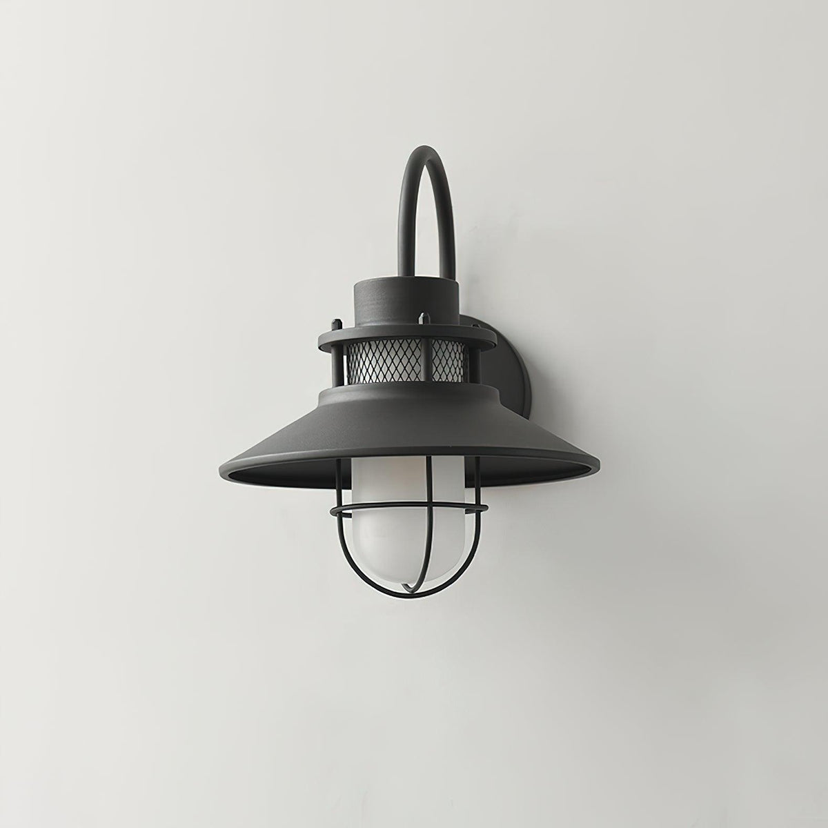 Felix Industrial Caged Outdoor Wall Lamp