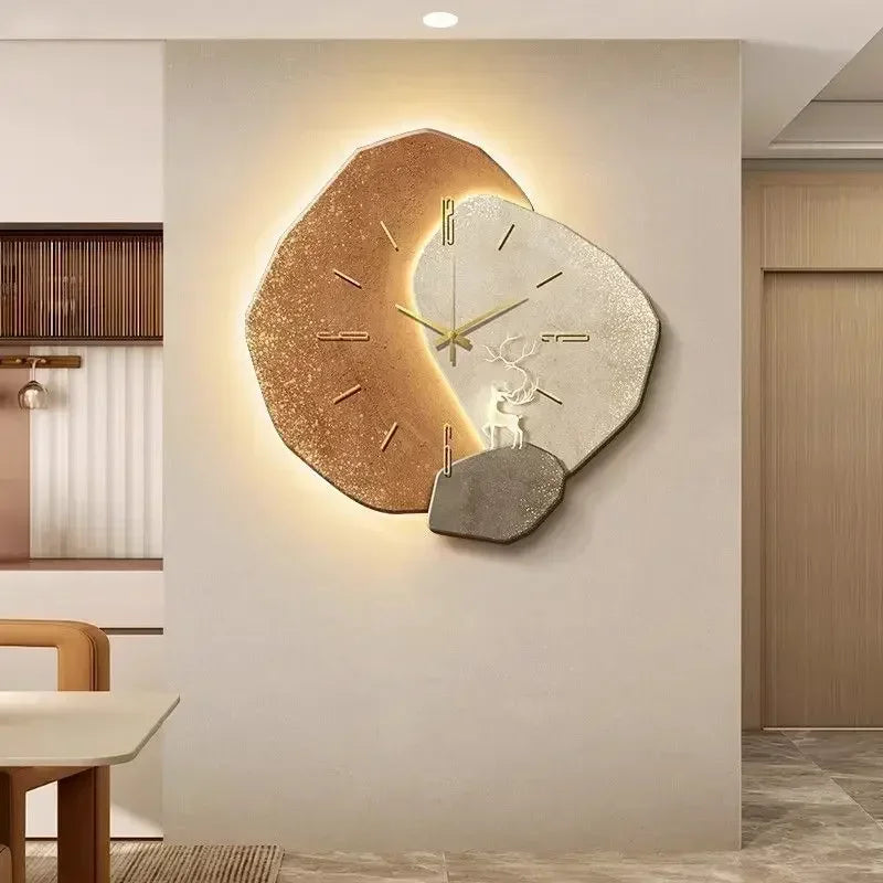 LumoClock Large Modern LED Wall Clock