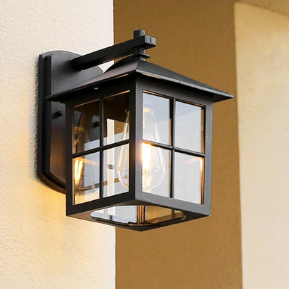 Camden Vintage Outdoor Lantern Wall Lamp
