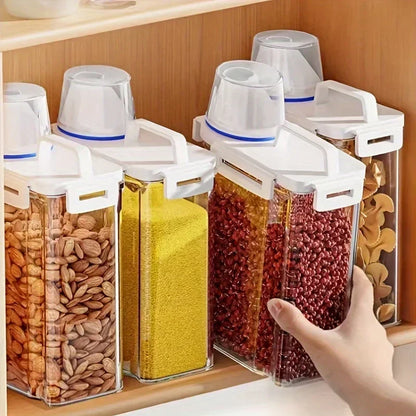 2.5L Airtight Grain Container with Measuring Cup