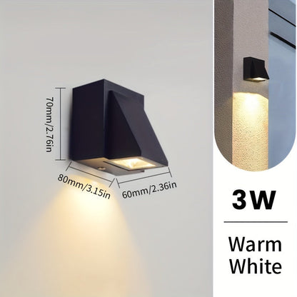 Modern 3W/6W LED Outdoor Decorative Wall Light
