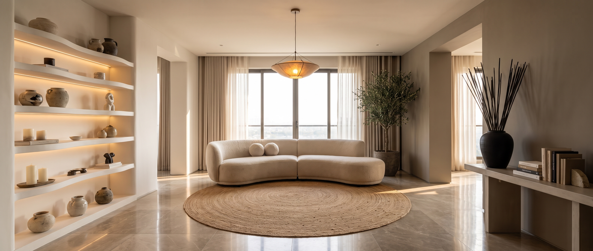 Elegant living room interior