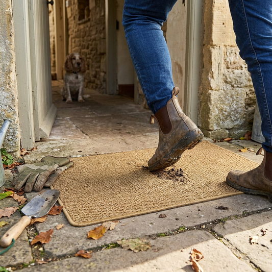 Faux Jute Outdoor Doormat