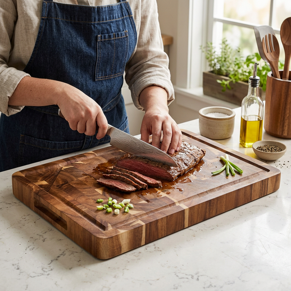 Acacia Wood End Grain Chopping Block