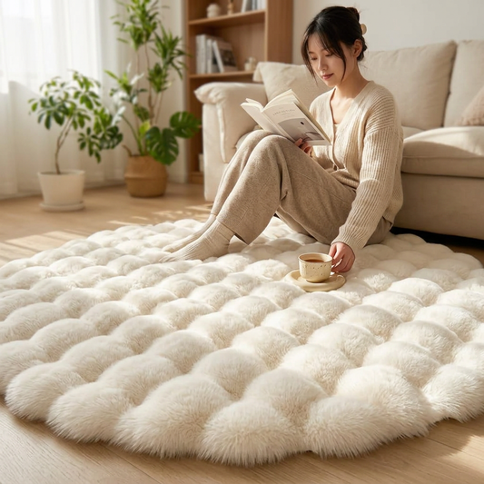 Cloud Comfort Round Bubble Rug