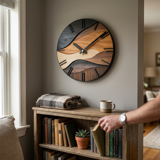 Artistic Round Wall Clock