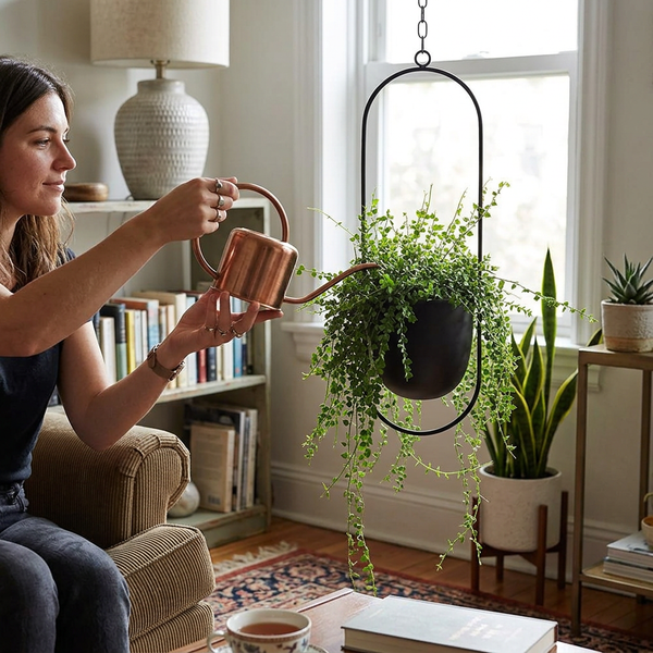 FloraFrame Minimalist Iron Hanging Planter