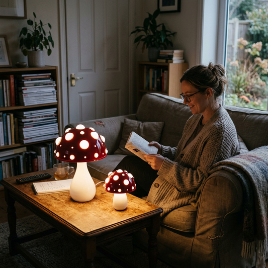 LED Mushroom Table Lamp