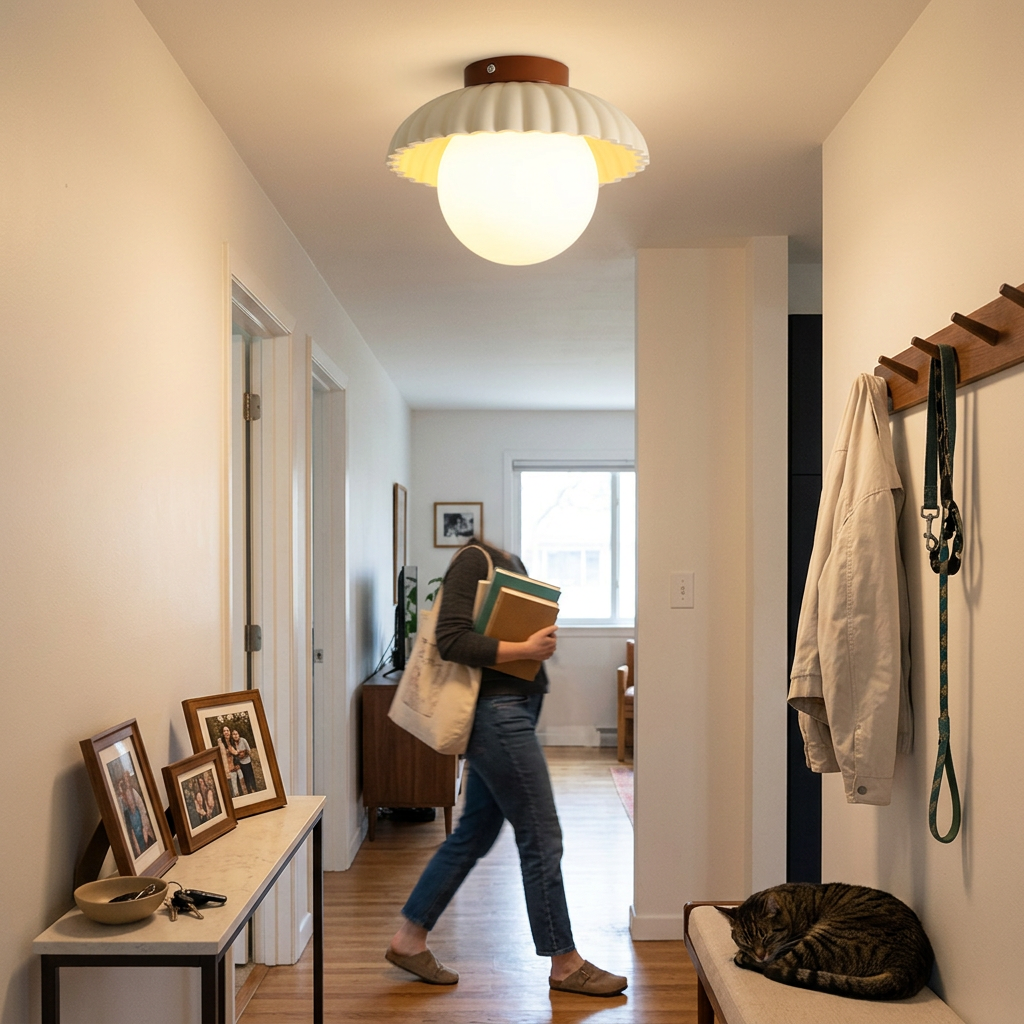 Iron Hallway Ceiling Light