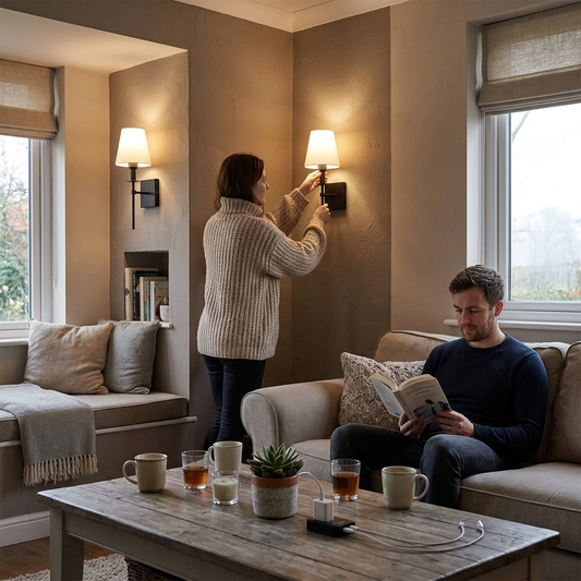 Rechargeable Wireless Wall Light (2 Pack)